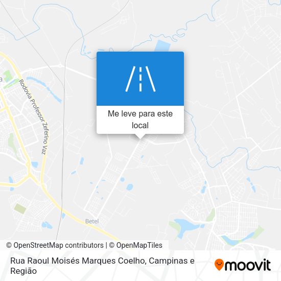 Rua Raoul Moisés Marques Coelho mapa