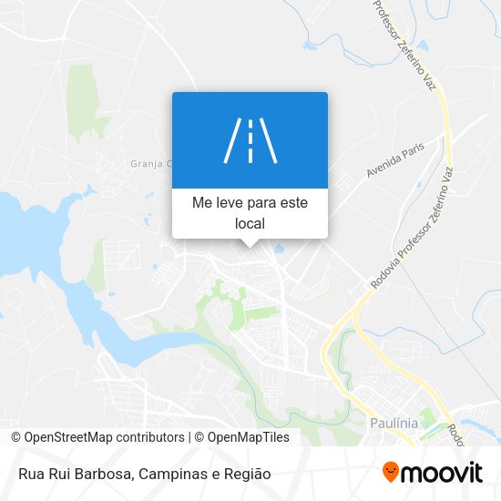 Rua Rui Barbosa mapa
