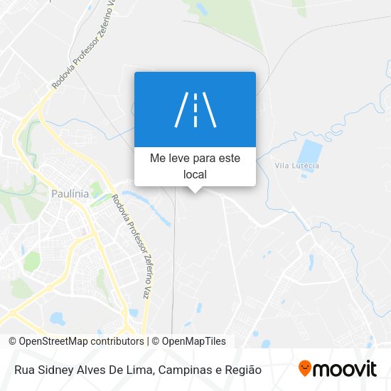 Rua Sidney Alves De Lima mapa