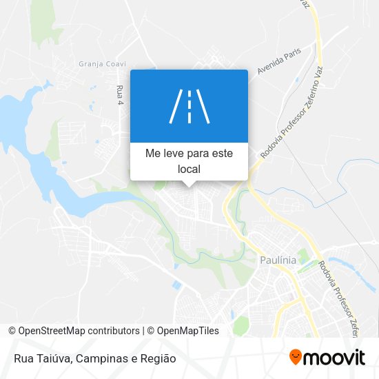 Rua Taiúva mapa