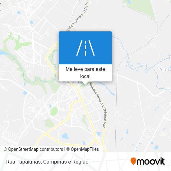 Rua Tapaiunas mapa