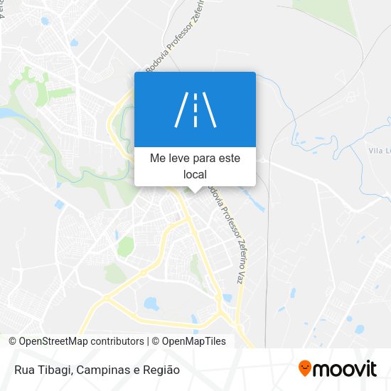 Rua Tibagi mapa