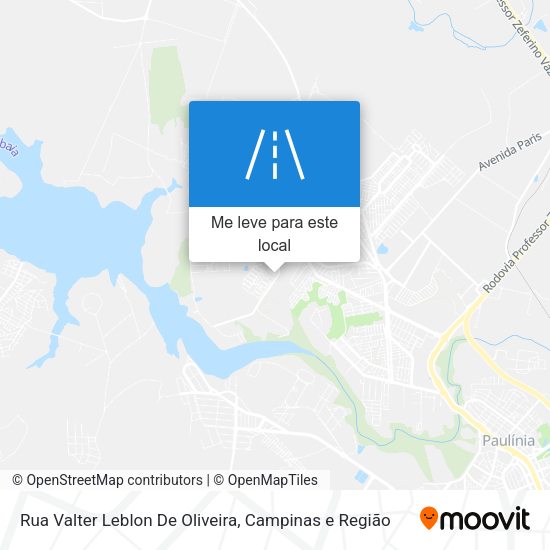 Rua Valter Leblon De Oliveira mapa