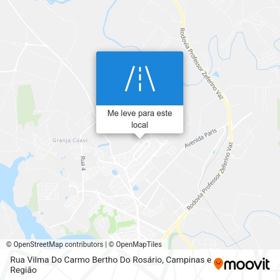 Rua Vilma Do Carmo Bertho Do Rosário mapa