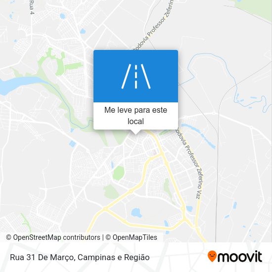 Rua 31 De Março mapa