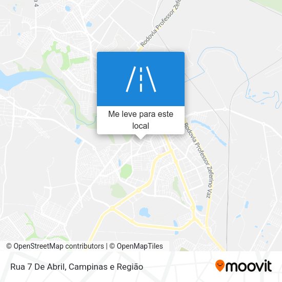 Rua 7 De Abril mapa