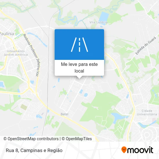 Rua 8 mapa
