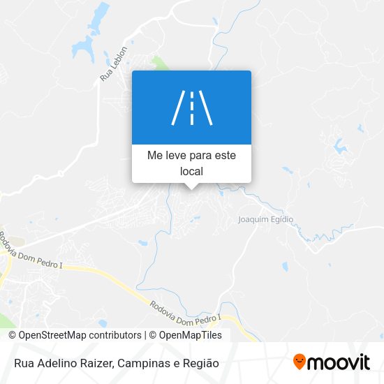 Rua Adelino Raizer mapa