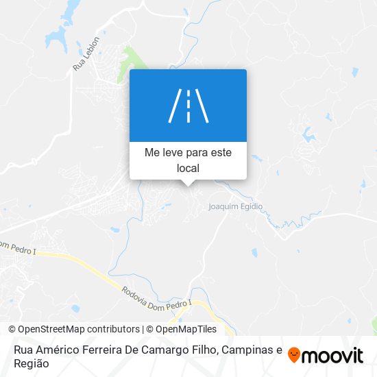 Rua Américo Ferreira De Camargo Filho mapa