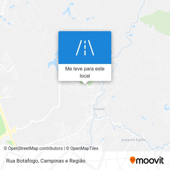 Rua Botafogo mapa