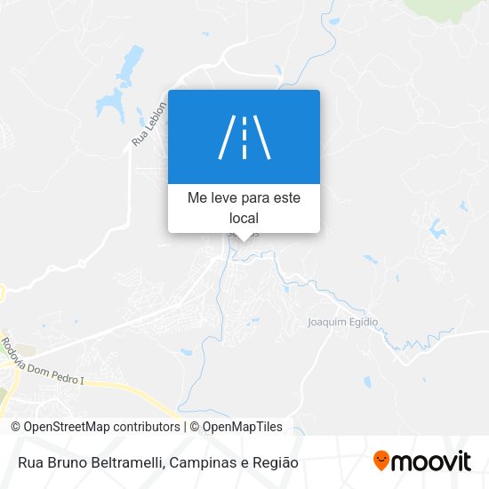 Rua Bruno Beltramelli mapa