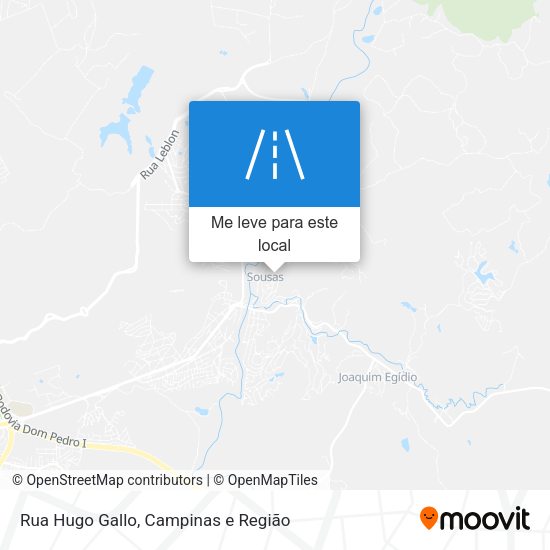 Rua Hugo Gallo mapa