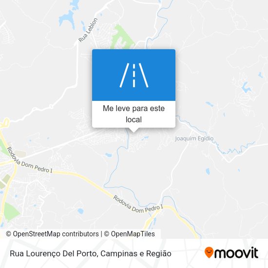 Rua Lourenço Del Porto mapa