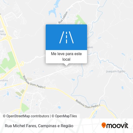 Rua Michel Fares mapa