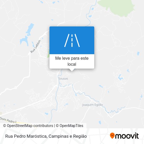 Rua Pedro Maróstica mapa