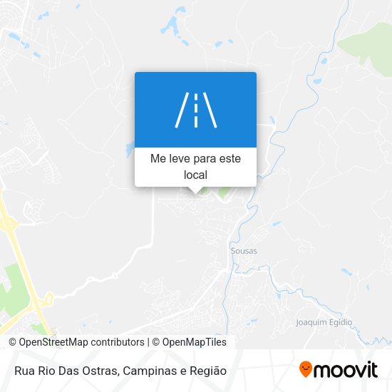 Rua Rio Das Ostras mapa