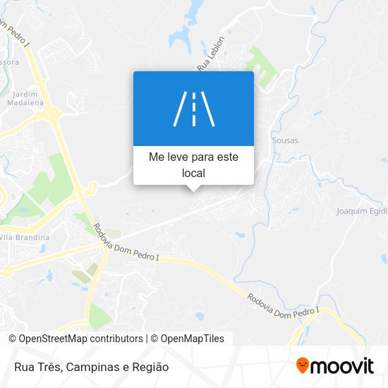 Rua Três mapa