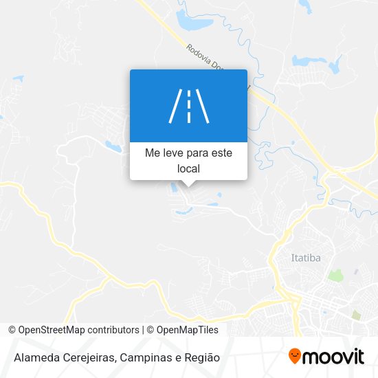 Alameda Cerejeiras mapa