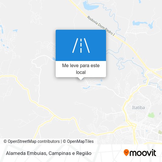 Alameda Embuias mapa