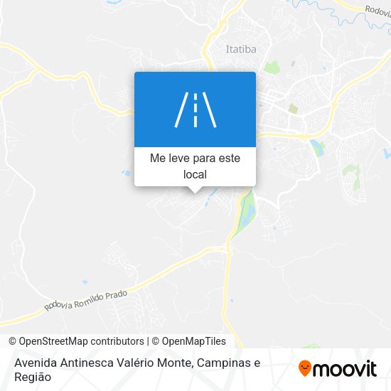 Avenida Antinesca Valério Monte mapa