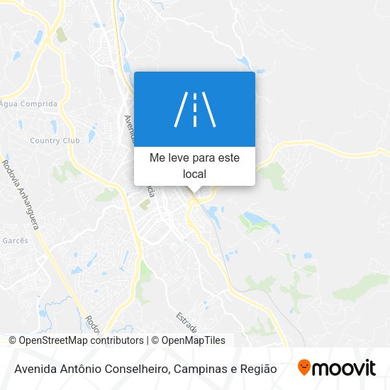 Avenida Antônio Conselheiro mapa
