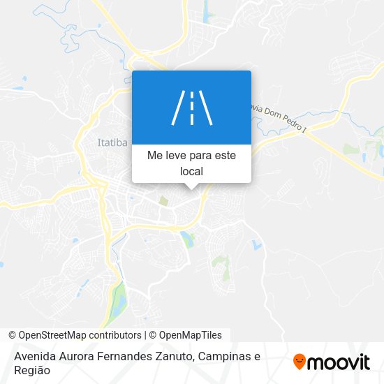 Avenida Aurora Fernandes Zanuto mapa