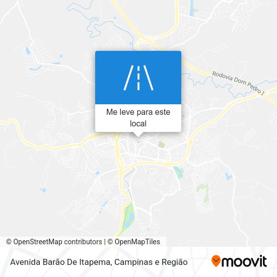 Avenida Barão De Itapema mapa