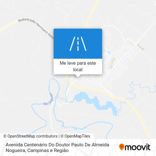 Avenida Centenário Do Doutor Paulo De Almeida Nogueira mapa