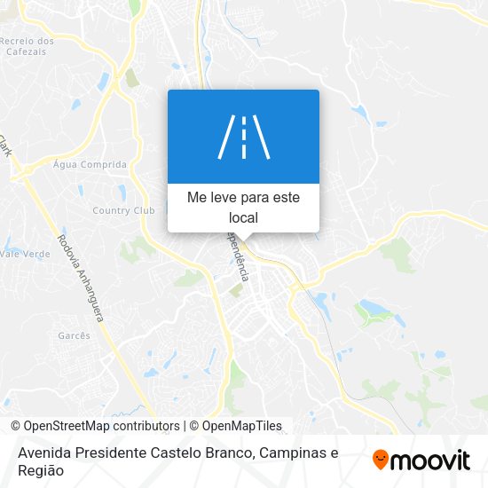 Avenida Presidente Castelo Branco mapa