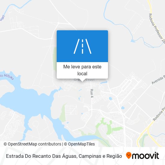 Estrada Do Recanto Das Águas mapa