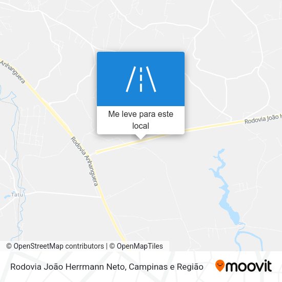 Rodovia João Herrmann Neto mapa