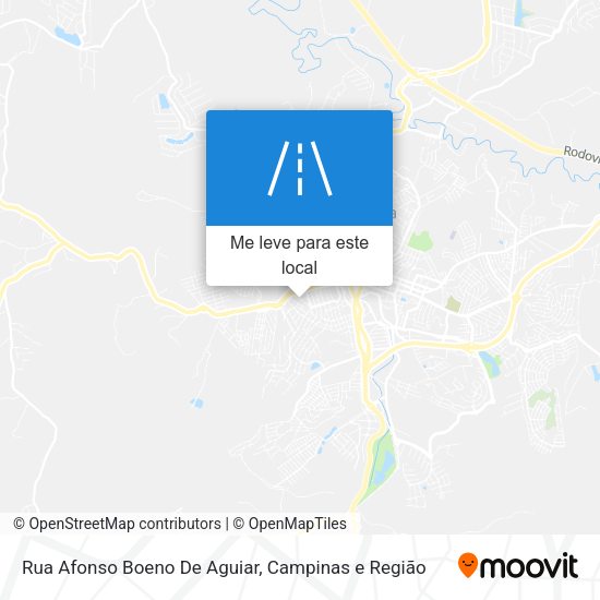 Rua Afonso Boeno De Aguiar mapa