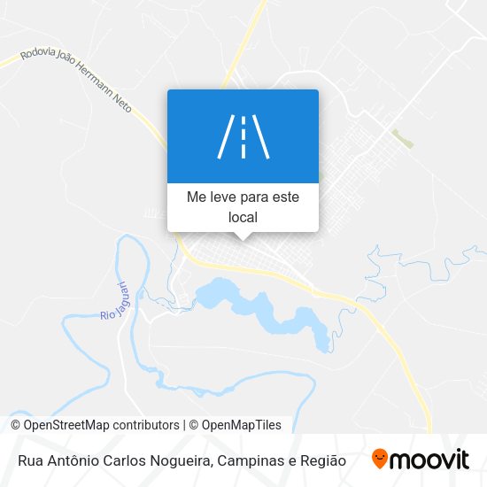 Rua Antônio Carlos Nogueira mapa