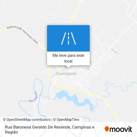 Rua Baronesa Geraldo De Resende mapa