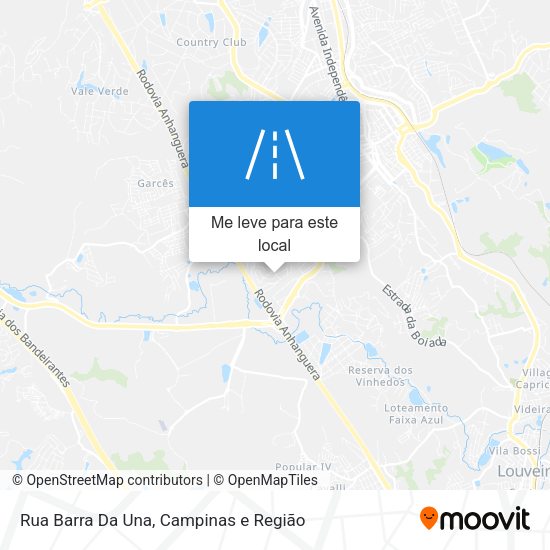 Rua Barra Da Una mapa