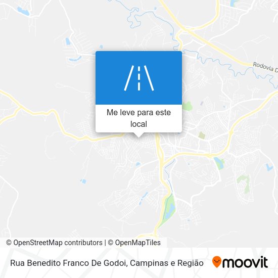 Rua Benedito Franco De Godoi mapa