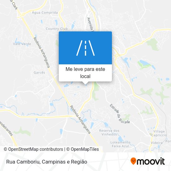Rua Camboriu mapa