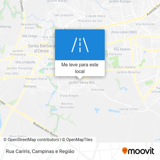Rua Cariris mapa