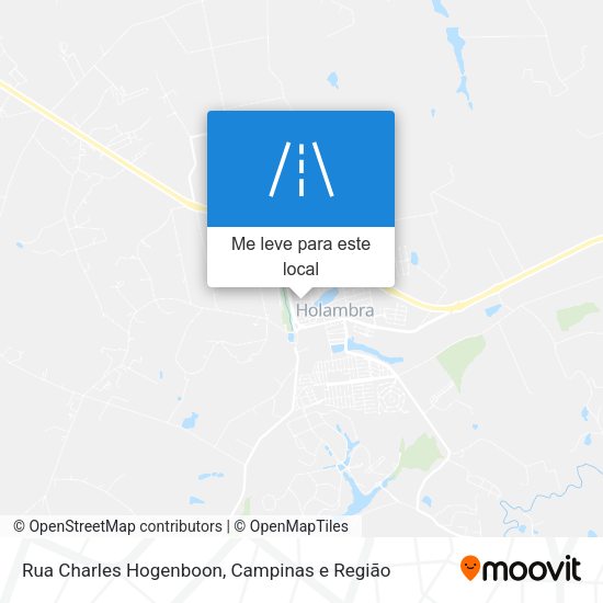 Rua Charles Hogenboon mapa