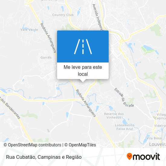Rua Cubatão mapa