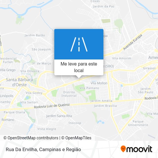Rua Da Ervilha mapa