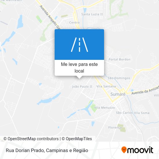 Rua Dorian Prado mapa