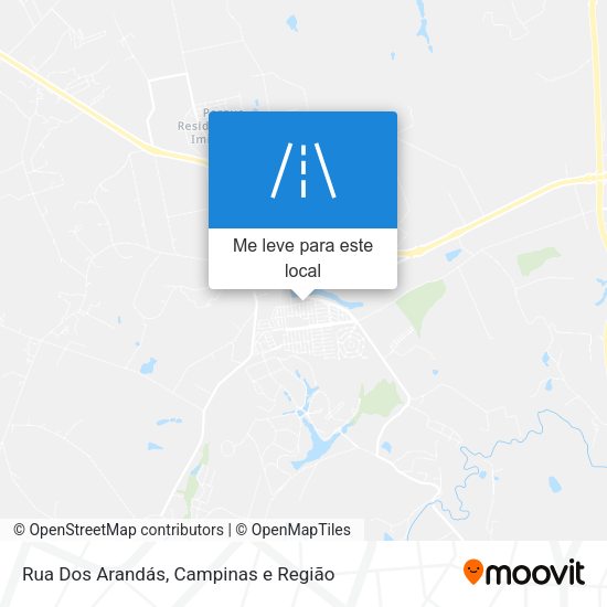 Rua Dos Arandás mapa