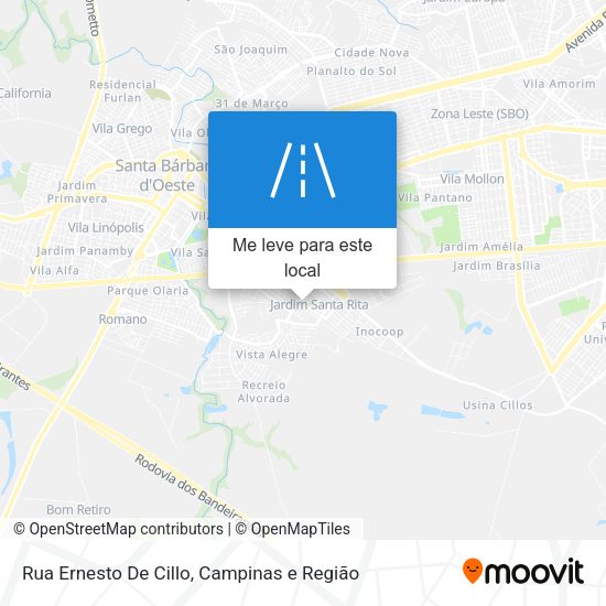 Rua Ernesto De Cillo mapa