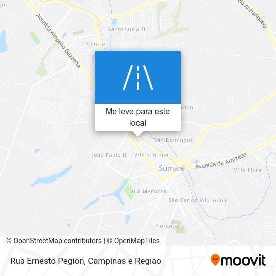 Rua Ernesto Pegion mapa