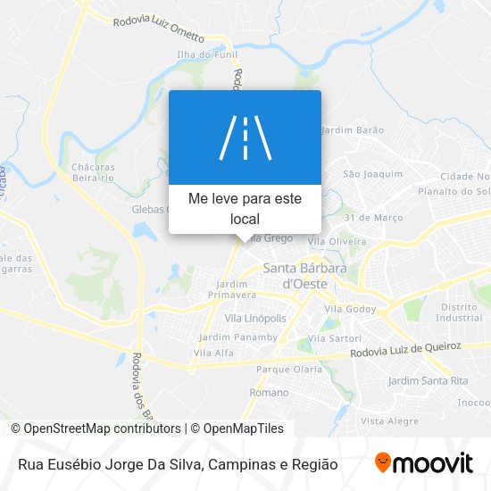 Rua Eusébio Jorge Da Silva mapa