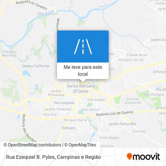 Rua Ezequiel B. Pyles mapa