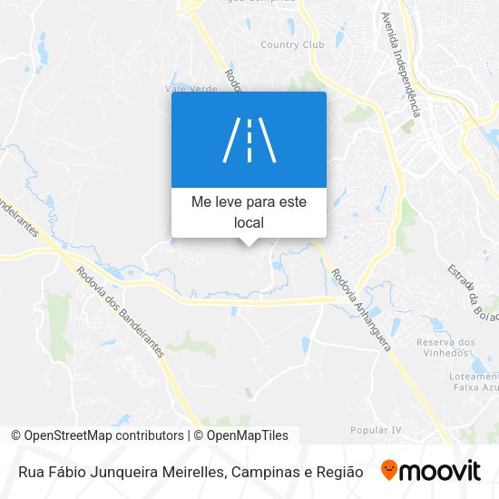 Rua Fábio Junqueira Meirelles mapa