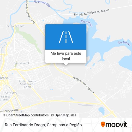 Rua Ferdinando Drago mapa
