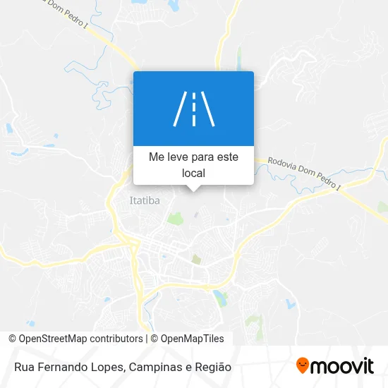 Rua Fernando Lopes mapa